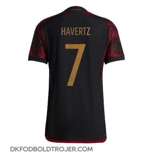Billige Tyskland Kai Havertz #7 Udebane Fodboldtrøjer VM 2022 Kortærmet